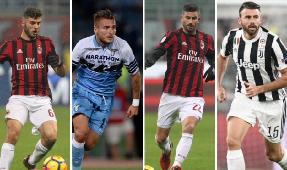 Cutrone, Immobile, Musacchio, Barzagli: chi è il più sexy della Serie A?