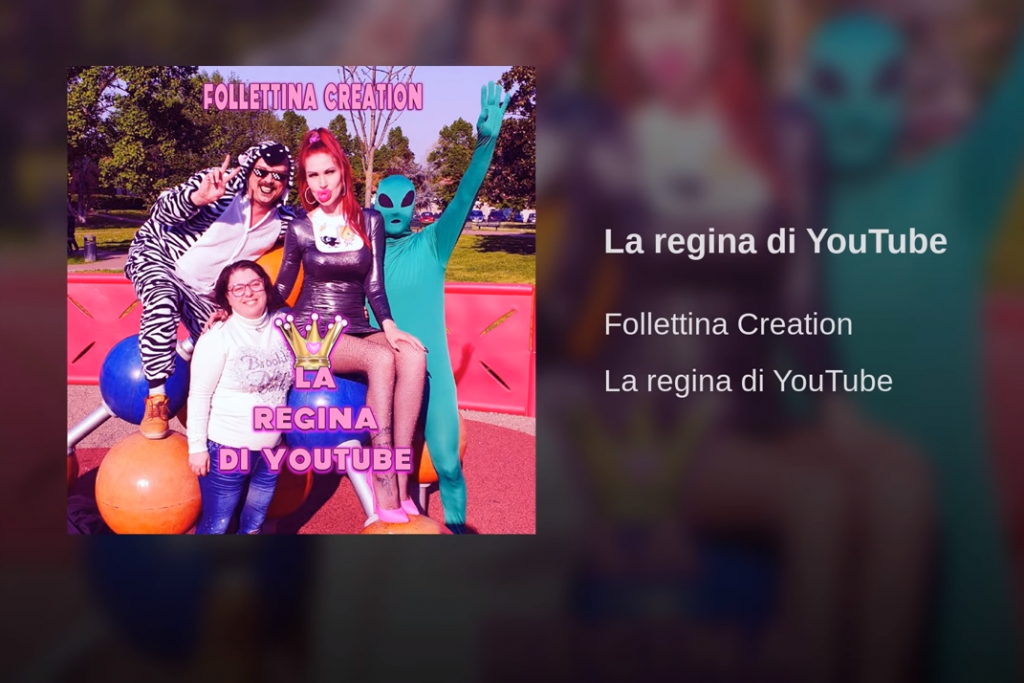 Follettina Creation lancia il suo singolo di debutto “La regina di YouTube”