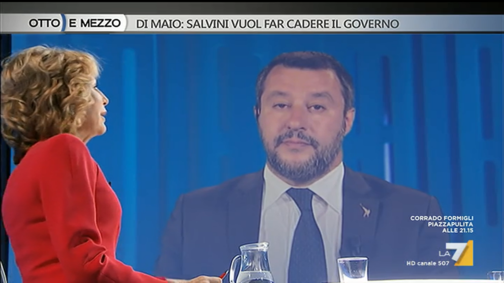Lilli Gruber blasta un’altra volta Salvini: «Se le promesse elettorali sono come il mazzo di fiori…»