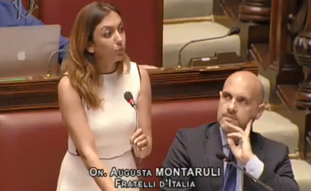 Fico chiama Augusta Montaruli “Deputata”, lei si scaglia contro grammatica e LGBT