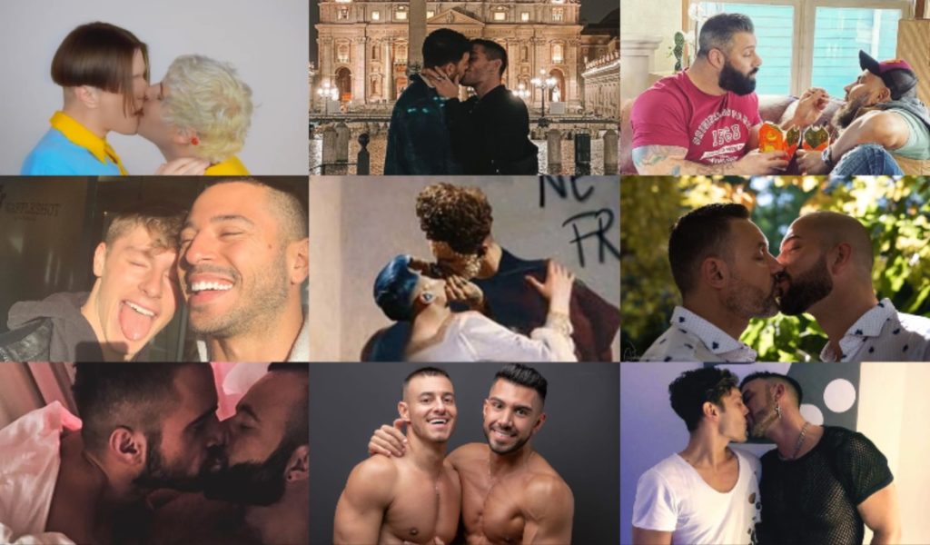 Queeride bacia tutti: Simone Nolasco, Alex Migliorini, Achille Lauro e tutti gli altri