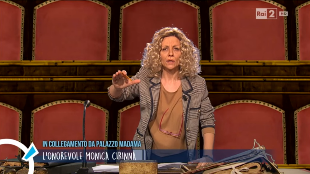 Quella volta che Lucia Ocone imitò la senatrice Monica Cirinnà