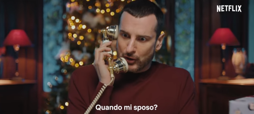 «Quando ti sposi?»: lo spot natalizio di Costantino della Gherardesca per Netflix
