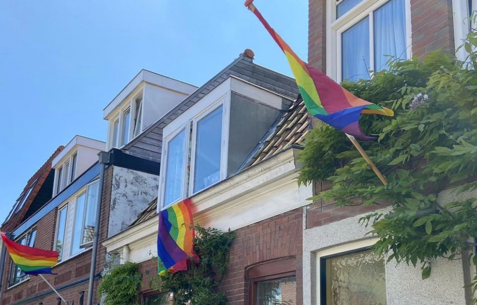 Paesi Bassi, rubate due bandiere arcobaleno: nel quartiere ne spuntano centinaia