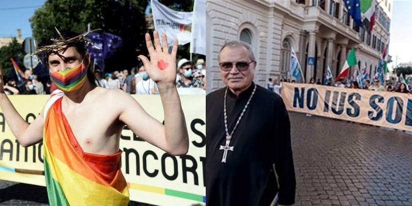 Cristo LGBT+, la Chiesa Ortodossa denuncia il Roma Pride: «Offesa alla religione»
